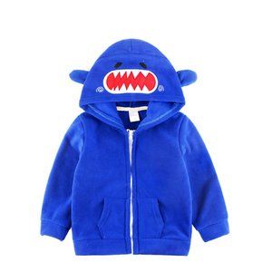 Kids Shark Zip Up Hoodie-6T